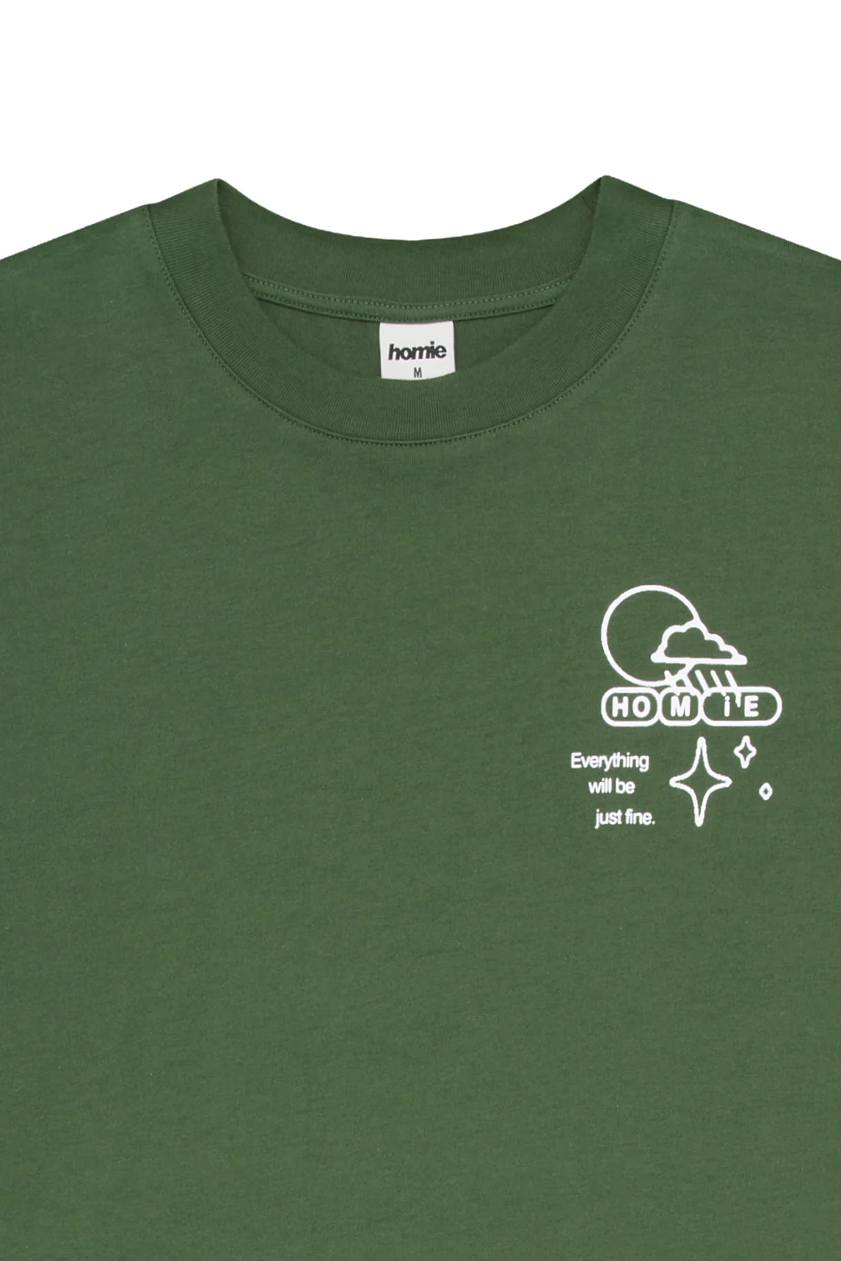Rain, Hail or Shine Tee - Forest Green - Image 4