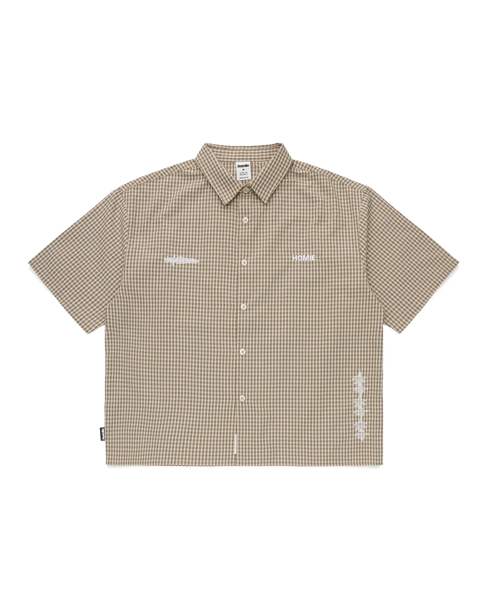Rhythm Boxy Shirt - Chocolate Check - Image 6