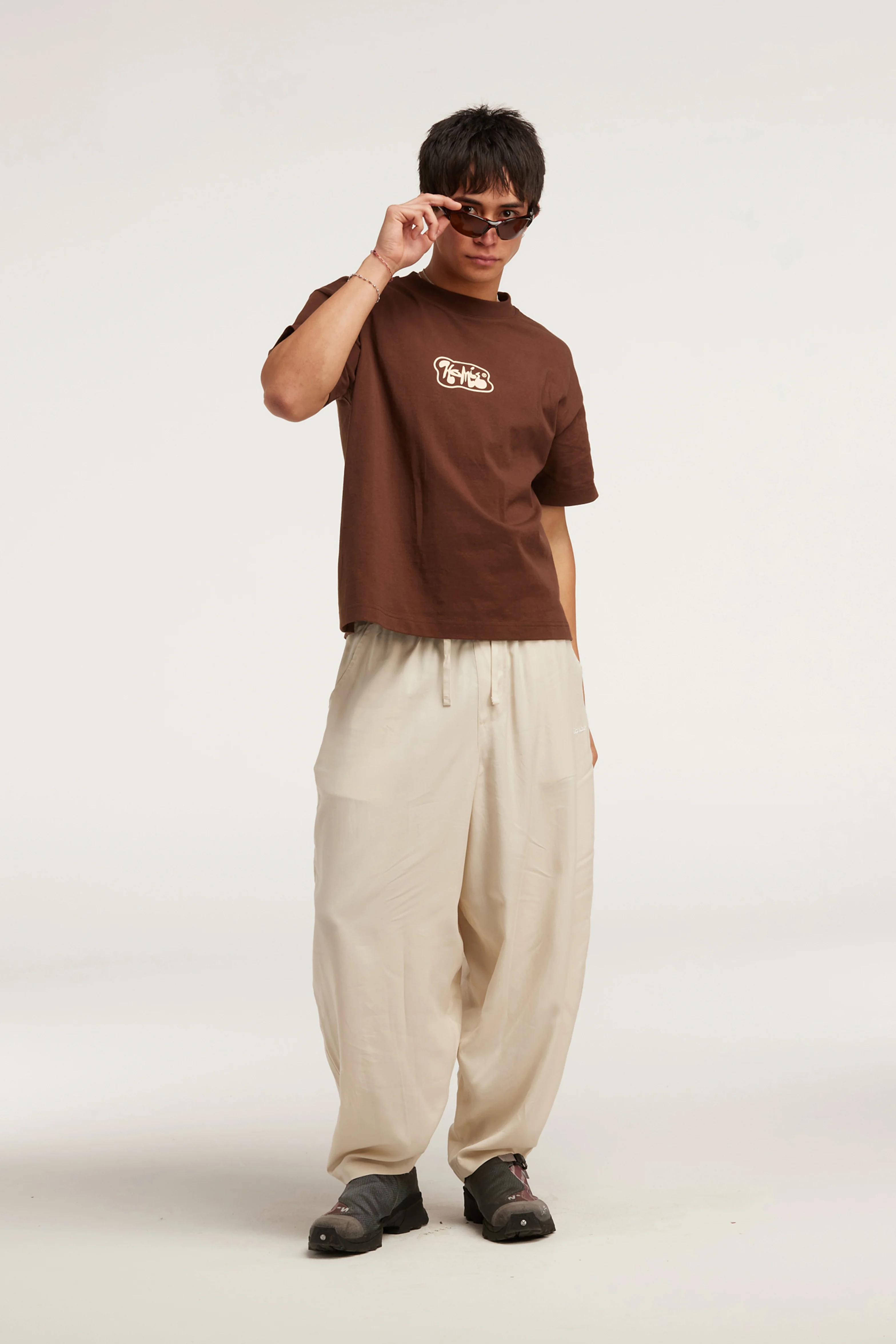 Stamp Tee - Chocolate - Image 4