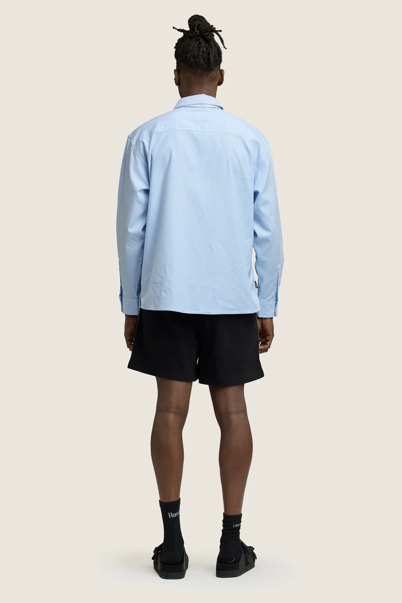 Stripe Shorts - Black - Image 3